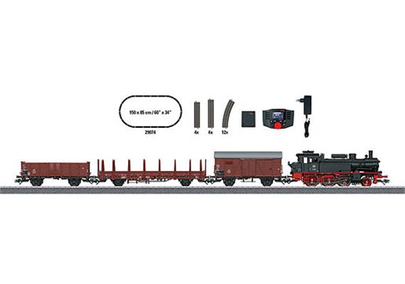 Märklin 029074 Digital-Startpackung mit BR 74 und 3 Güterwagen DB, H0 AC mfx Digital