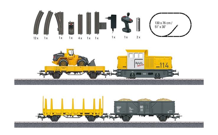 Märklin 029188 Startpackung "Baustelle", H0 AC mfx Digital