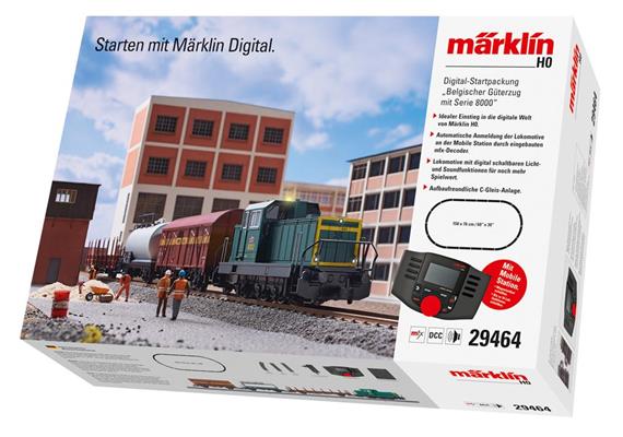 Märklin 029464 Startpackung "Belgischer Güterzug mit Serie 8000", H0 AC mfx Digital Sound