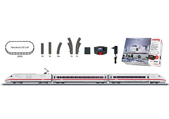 Märklin 029792 Digital-Startpackung „ICE 2“ 3-tlg DB, H0 AC mfx Digital Sound