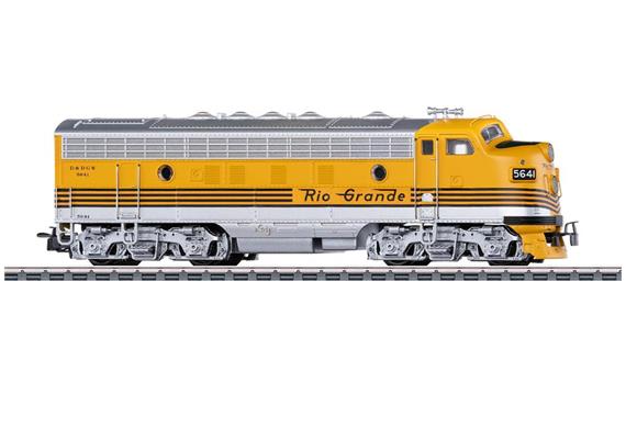 Märklin 030601 Diesellok F7 A-Unit Retro D&RGW Rio Grande, H0 AC mfx Digital