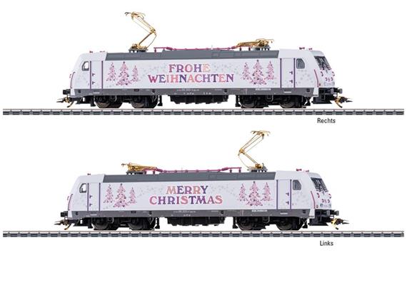 Märklin 036025 Weihnachtslokomotive Baureihe 185.2 WB, H0 AC mfx Digital Sound