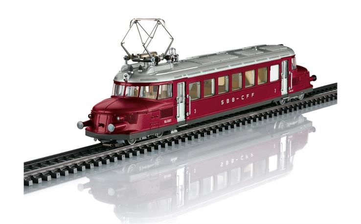 Märklin 038860 Schnelltriebwagen Roter Pfeil RCe2/4 OeBB, H0 AC mfx+ Digital Sound