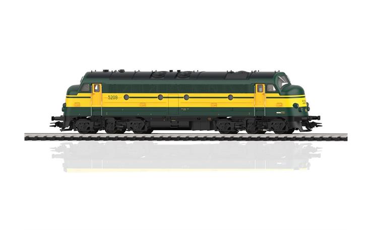 Märklin 039679 Diesellok Serie 52 SNCB, H0 AC mfx+ Digital Sound