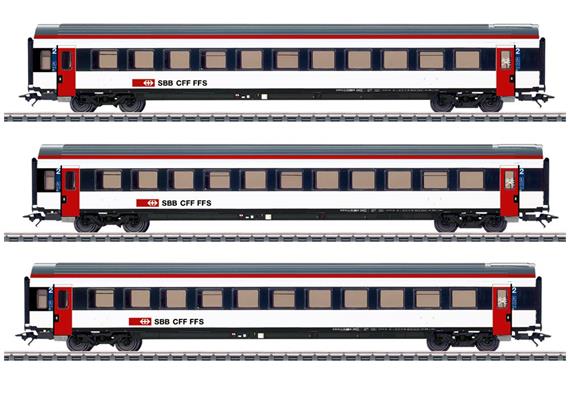 Märklin 042153 Personenwagenset 3-tlg EW IV SBB, H0