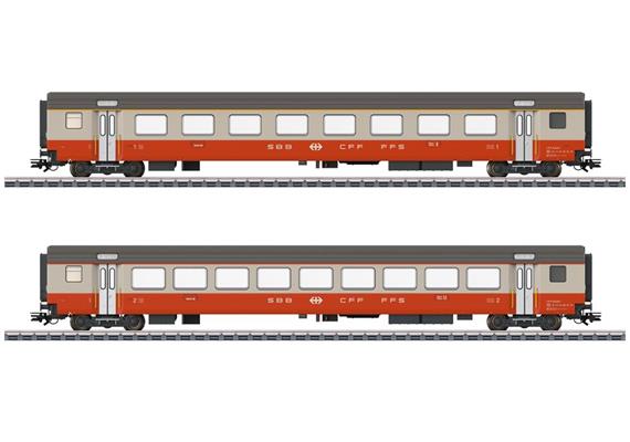 Märklin 042191 Personenwagen-Set 2-tlg Swiss Express SBB, H0