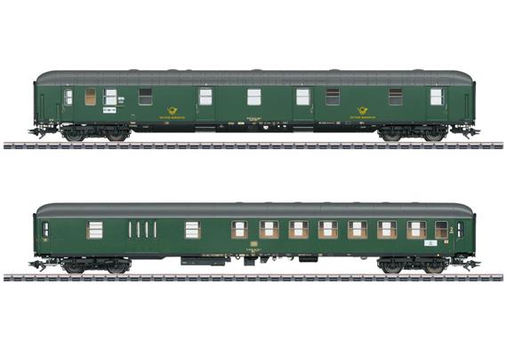 Märklin 042850 Postwagen-Set mr-a 2-tlg DBP, H0 AC