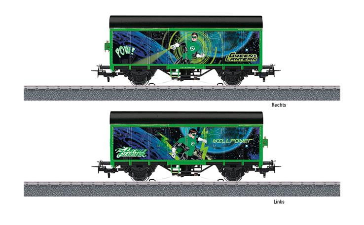 Märklin 044830 Gedeckter Güterwagen "Green Lantern", H0