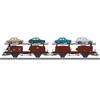 Märklin 046129 Autotransportwagen-Paar Laaes mit VW Autos beladen DB, H0