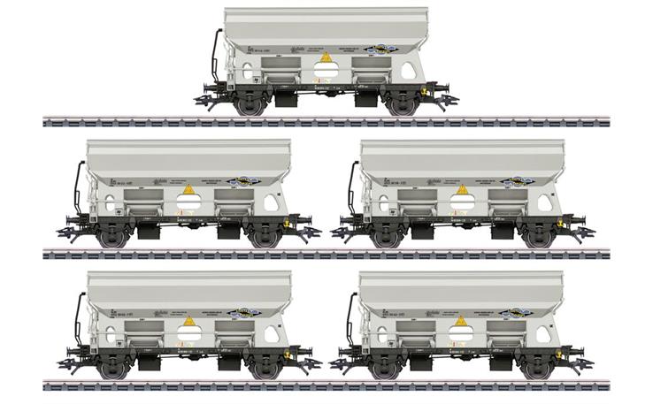 Märklin 046306 Schwenkdachwagen-Set 5-tlg NS/Armita, H0