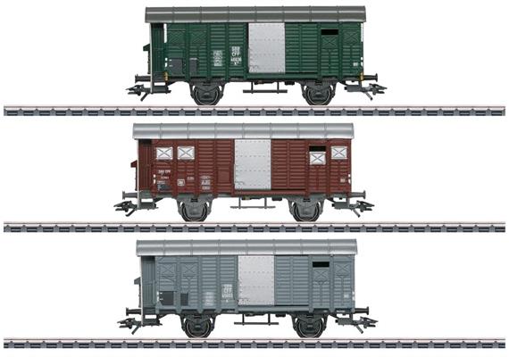 Märklin 046568 Güterwagen-Set 3-tlg zur Eb 3/5 der SBB, H0