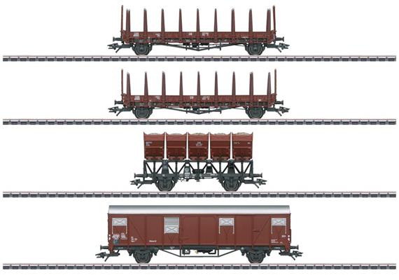 Märklin 046662 Güterwagen-Set 4-tlg DB, H0