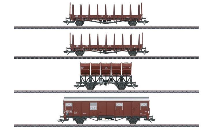 Märklin 046662 Güterwagen-Set 4-tlg DB, H0