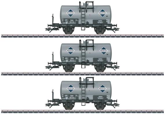 Märklin 046755 Kesselwagen-Set 3-tlg Martha ÖBB, H0