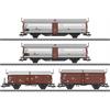 Märklin 047301 Schiebedach-/Schiebewandwagen-Set Tbes-t-66 4-tlg DB, H0