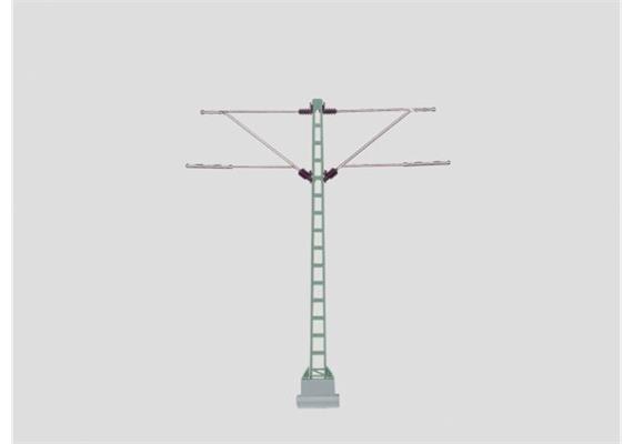 Märklin 074105 Mittelmast mit 2 Auslegern H0