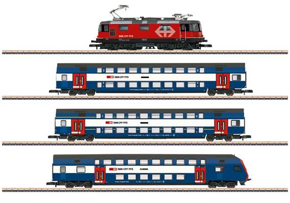 Märklin 081195 Zugpackung Züricher S-Bahn 4-tlg SBB, Spur Z