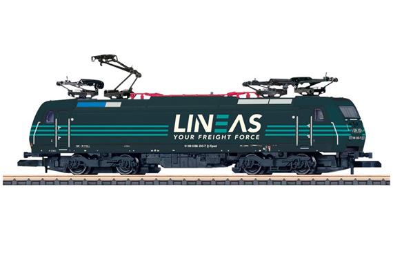 Märklin 088487 E-Lok BR 186 Lineas Railpool, Spur Z