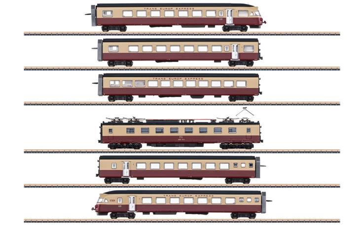 Märklin 088730 Schnelltriebwagenzug RAe TEE II 6-tlg SBB, Spur Z