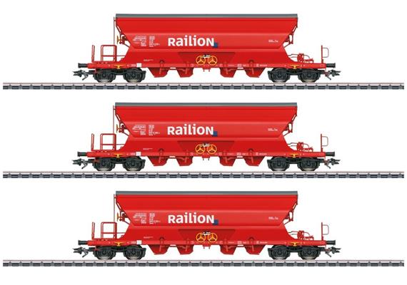 Märklin 48192 Selbstentladewagen-Set Tanoos 896 3-tlg DB Railion, H0 AC