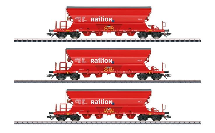 Märklin 48192 Selbstentladewagen-Set Tanoos 896 3-tlg DB Railion, H0 AC