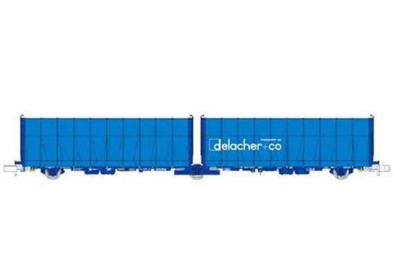 MF-Train 33076 Schiebebandwagen Lailps Delacher, blau, Spur N