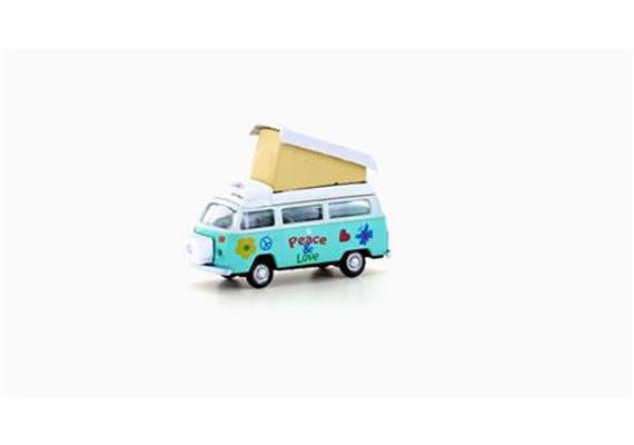 MINIS LC3928 VW T2 Camper Peace and Love