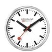 MONDAINE, Wall Clock 25cm, Original Bahnhofswanduhr, weiss | Bild 2
