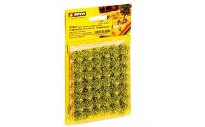 Noch 07041 Mini-Set XL Grasbüschel Feldpflanzen grün veredelt, 42 Stück, 9 mm