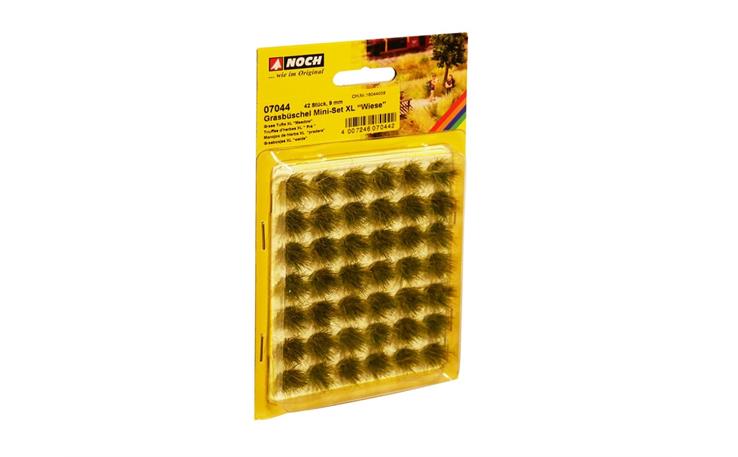 Noch 07044 Mini-Set XL Grasbüschel Wiese 42 Stück, 9 mm