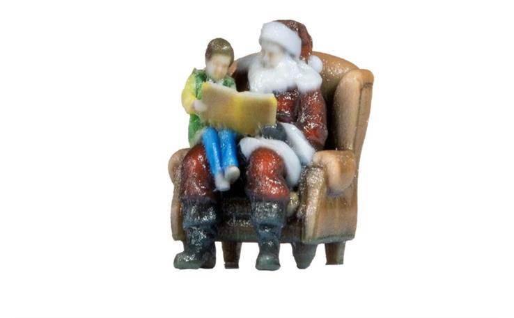 Noch 10702 Weihnachtsmann und Junge, 3D-Master-Einzelfigur