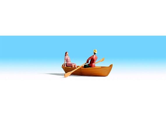Noch 16800 Ruderboot mit zwei Figuren