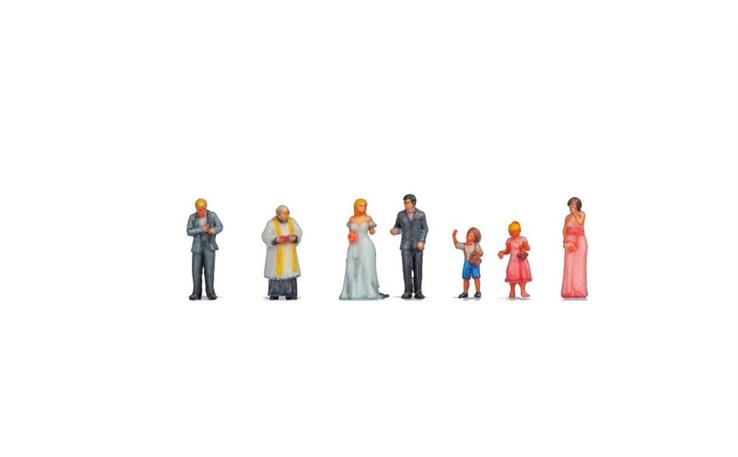 Noch 35440 Hochzeitspaar, 3D-Farbdruck, 1/160