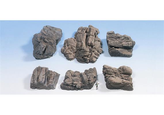 Noch 58452 Struktur-Felsstücke Sandstein