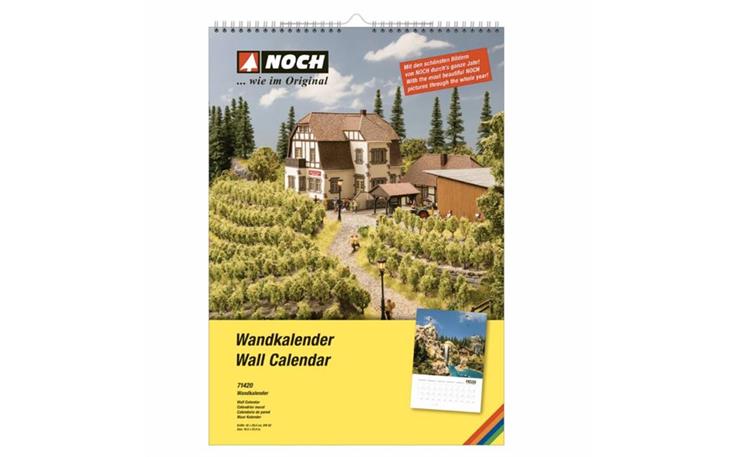 Noch 71420 NOCH Wandkalender DIN A2 Hochformat