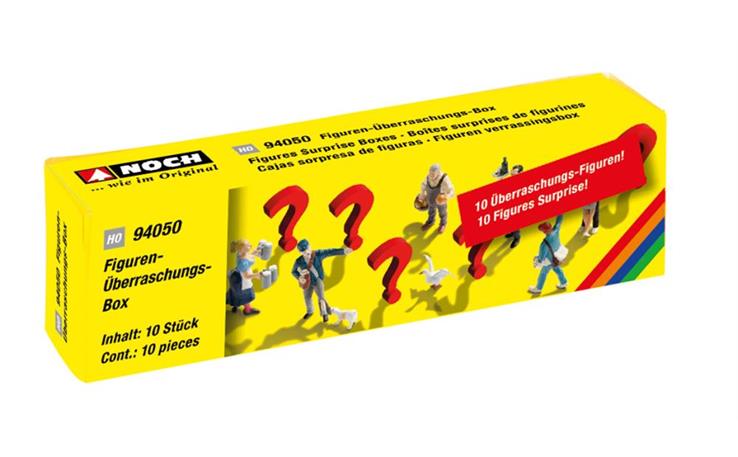 Noch 94050 Figuren-Überaschungs-Box, 10 Stk.