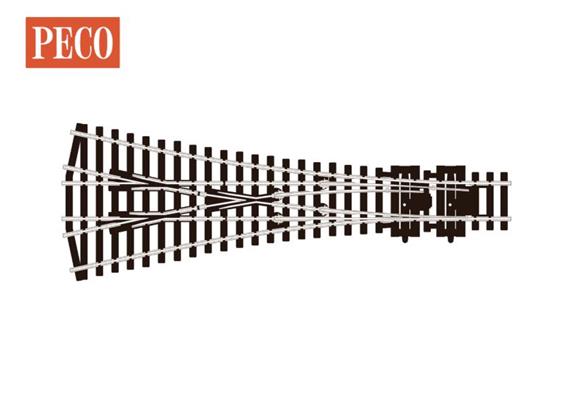 Peco SL-99 Cd100 12° 3-Wegweiche, grosser Radius