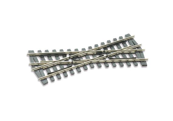 Peco SL-E1493 Cd75 20° Kreuzung, Holzschwellen