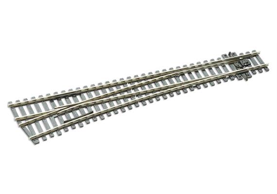 Peco SL-E89 Code 100 Weiche links 12°, grosser Radius