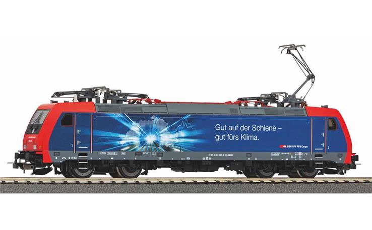 PIKO 21620 E-Lok Re 484 Gut auf der Schiene gut fürs Klima SBB Cargo, H0 DC Digital Sound