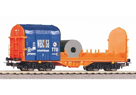 PIKO 24606 NL-Wasco Schiebeplanewagen Shimmns Wascosa mit geÃ¶ffneter Plane Ep. VI