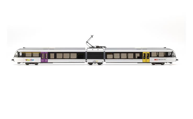 PIKO 27504 E-Triebwagen GTW 2/6 Thurbo SBB, H0 DC Digital Sound