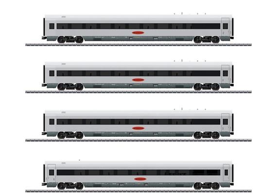 PIKO 28350 Metropolitan Wagenset 4-tlg DB, H0 DC