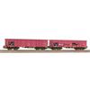 PIKO 58393 Hochbordwagen Eaos pink mit Graffitti Set 2-tlg SBB, H0