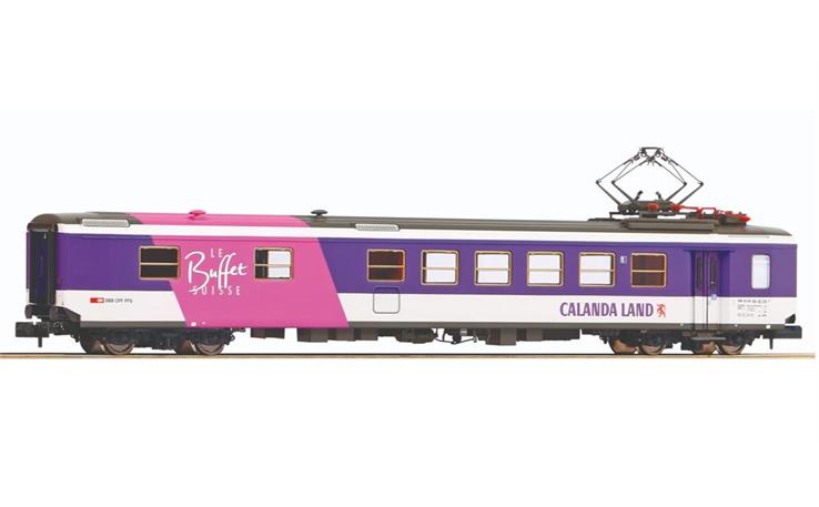 PIKO 94382 EW II Speisewagen Calanda Land SBB, Spur N