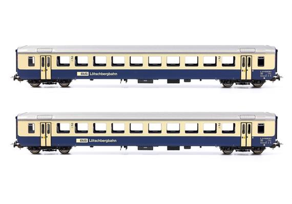 PIKO 96768 Personenwagen-Set 2-tlg EWI BLS, H0 DC