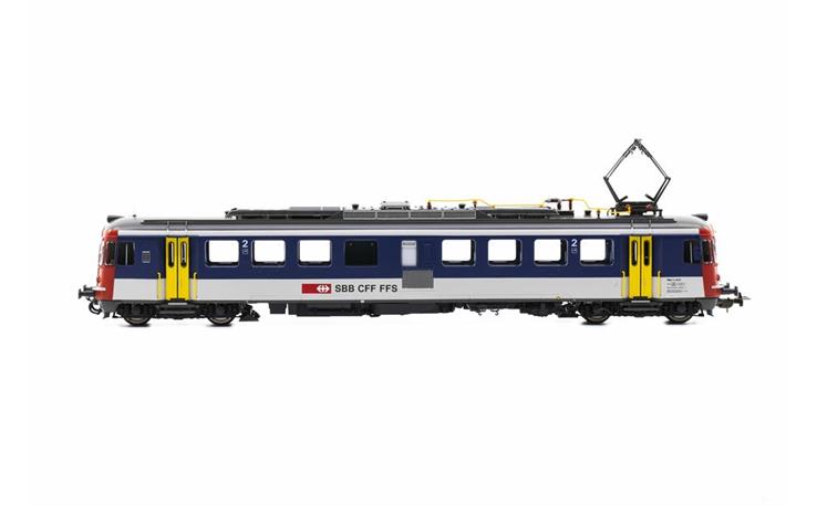 PIKO 96826 Triebwagen RBe 4/4 1433 NPZ-Versuchslackierung SBB, H0 DC Digital Sound