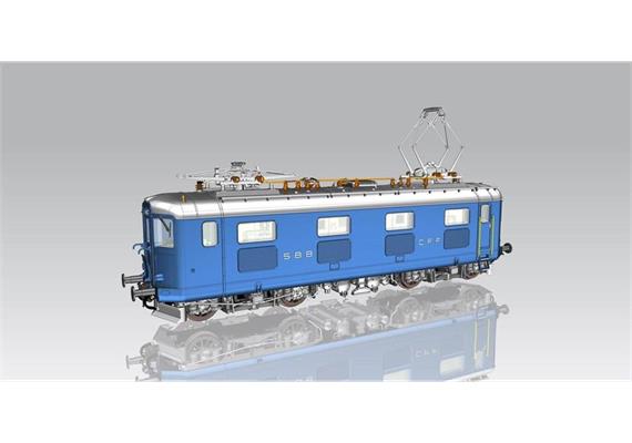 Piko 96892 E-Lok Re 4/4 I 409 saphirblau SBB, H0 DC