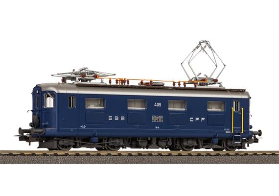 Piko 96894 E-Lok Re 4/4 I 409 saphirblau SBB, H0 AC Digital Sound