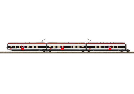 PIKO 97330 Ergänzungswagen-Set 1 zum RABe 501 Thurgau Giruno SBB, H0 DC